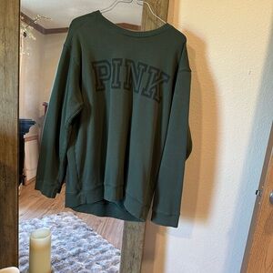 PINK Victoria's Secret Olive Sweatshirt